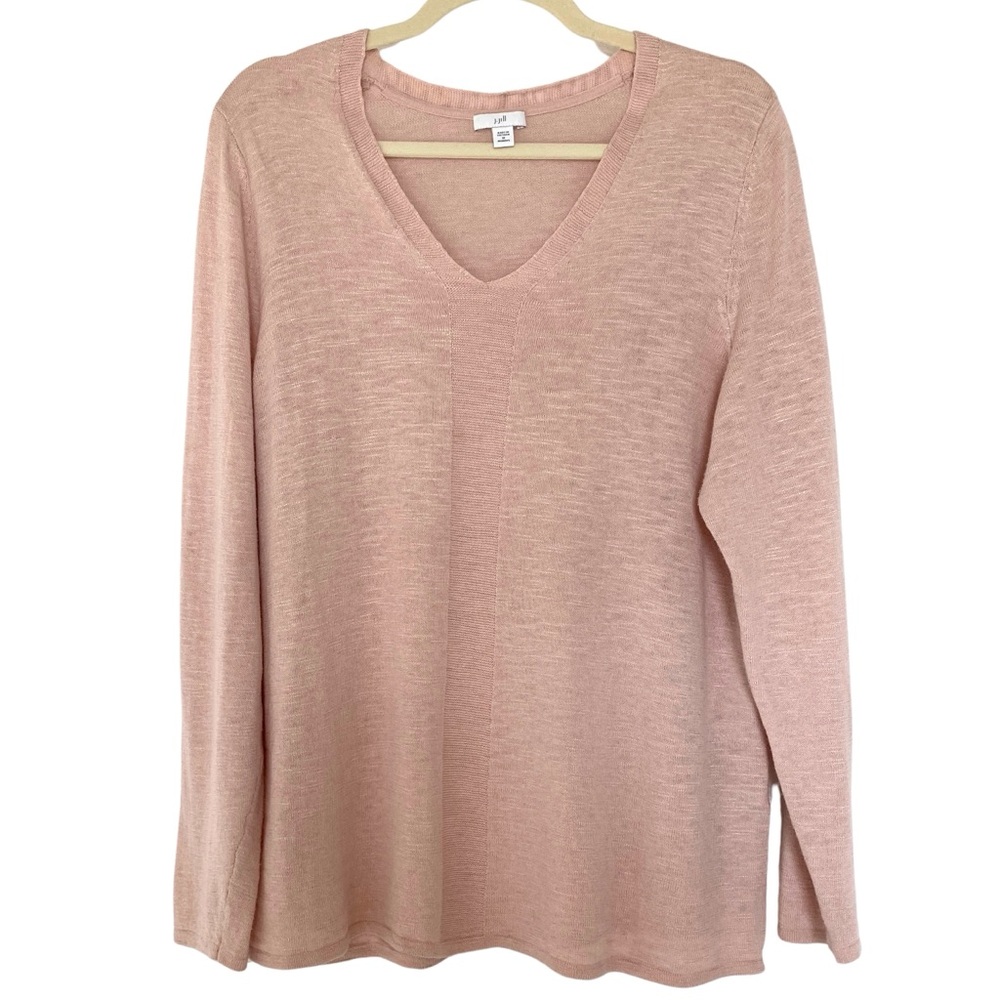 J. Jill long sleeve sweater pink